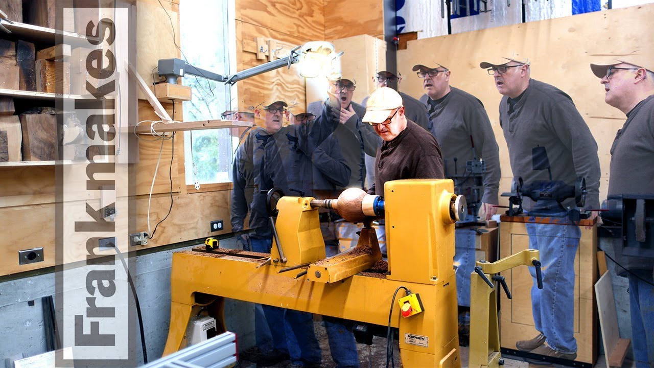 Moving The Wood Turning Lathe Frank Makes